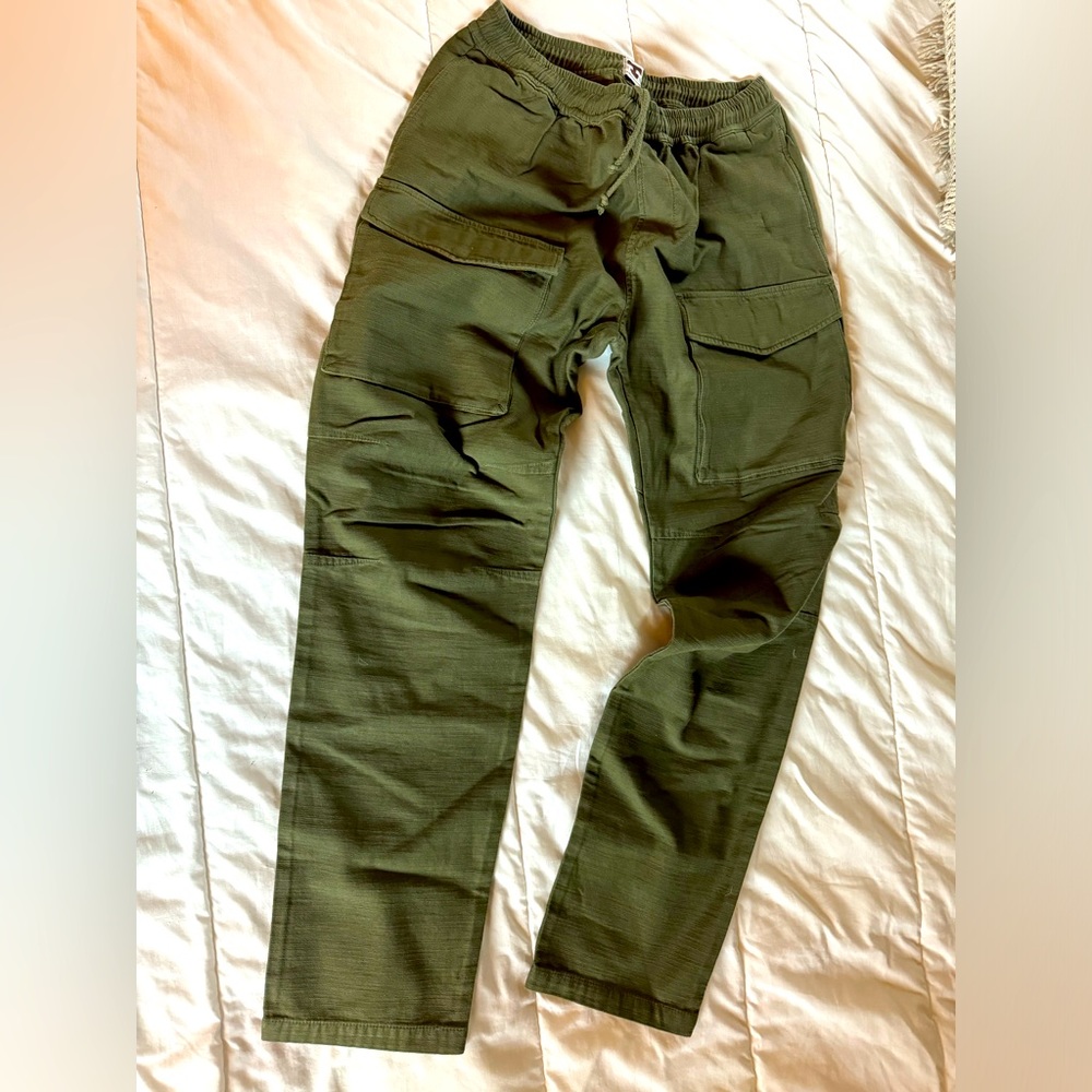 TELLASON EASY PANT SATEEN OLIVE